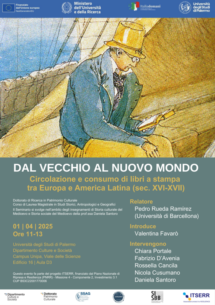 Seminar by Prof. Ruedo (University of Barcelona). TNA ITSERR project presentation at the University of Palermo